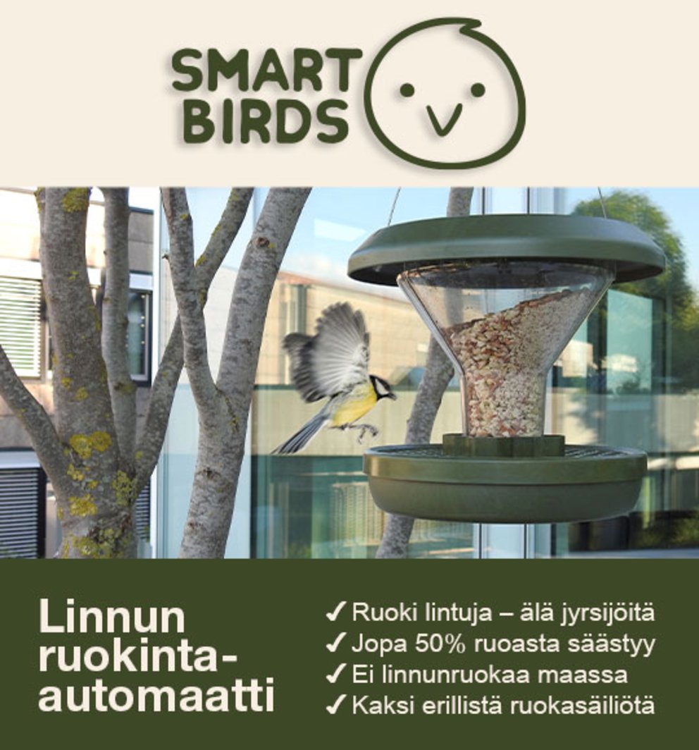 Linnun ruokinta-automaatti Smart Birds