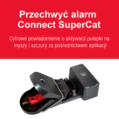 Przechwyć alarm Connect SuperCat Pułapki na myszy PRO Supercat