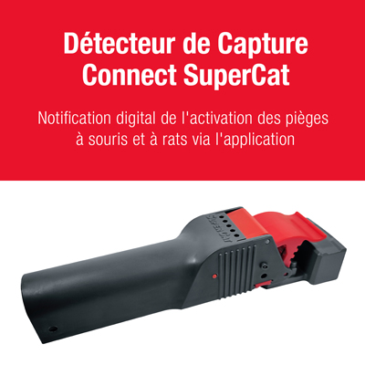 Détecteur de Capture - Connect SuperCat Piège à Souris No See No Touch