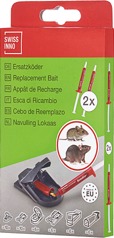 Bait Syringes for Catch Alive Mousetrap MouseHouse