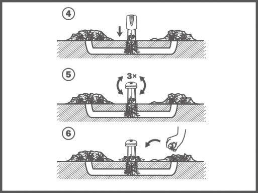 Mole Trap SuperCat hole cutter 